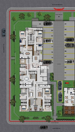Imagem Apartamento com 3 Quartos à Venda, 84 m² em Esplanada - Jaguaruna