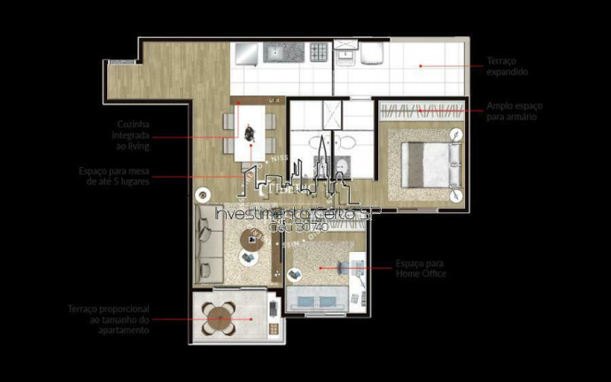 Imagem Apartamento com 2 Quartos à Venda, 68 m² em Santo Amaro - São Paulo