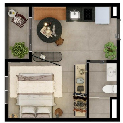 Imagem Imóvel com 1 Quarto à Venda, 27 m² em Vila Clementino - São Paulo Imagem Imóvel com 1 Quarto à Venda, 27 m² em Vila Clementino - São Paulo
