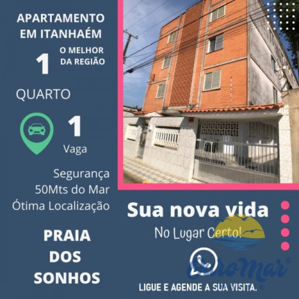 Imagem Apartamento com 1 Quarto para Alugar ou Temporada, 56 m² em Praia Dos Sonhos - Itanhaém Imagem Apartamento com 1 Quarto para Alugar ou Temporada, 56 m² em Praia Dos Sonhos - Itanhaém