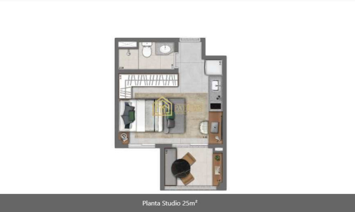 Imagem Apartamento com 1 Quarto à Venda, 25 m² em Vila Andrade - São Paulo Imagem Apartamento com 1 Quarto à Venda, 25 m² em Vila Andrade - São Paulo