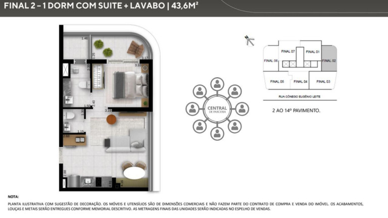 Imagem Apartamento com 1 Quarto à Venda, 43 m² em Pinheiros - São Paulo Imagem Apartamento com 1 Quarto à Venda, 43 m² em Pinheiros - São Paulo