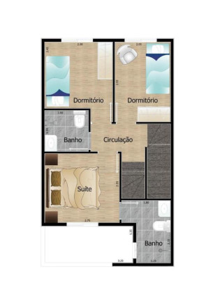 Imagem Sobrado com 3 Quartos à Venda, 143 m² em Vila Curuçá - Santo André