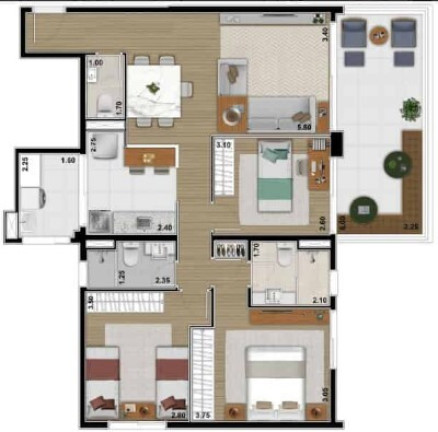 Imagem Apartamento com 3 Quartos à Venda, 102 m² em Alto Da Lapa - São Paulo Imagem Apartamento com 3 Quartos à Venda, 102 m² em Alto Da Lapa - São Paulo