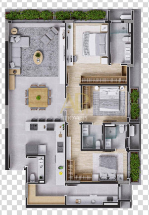 Imagem Apartamento com 3 Quartos à Venda, 183 m² em Centro - Florianópolis Imagem Apartamento com 3 Quartos à Venda, 183 m² em Centro - Florianópolis