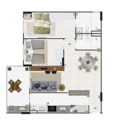 Imagem Apartamento com 2 Quartos à Venda, 70 m² em Mirim - Praia Grande Imagem Apartamento com 2 Quartos à Venda, 70 m² em Mirim - Praia Grande