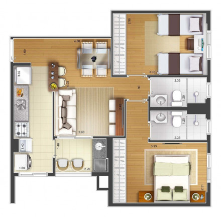 Imagem Apartamento com 3 Quartos à Venda, 70 m² em Santa Paula - São Caetano Do Sul Imagem Apartamento com 3 Quartos à Venda, 70 m² em Santa Paula - São Caetano Do Sul
