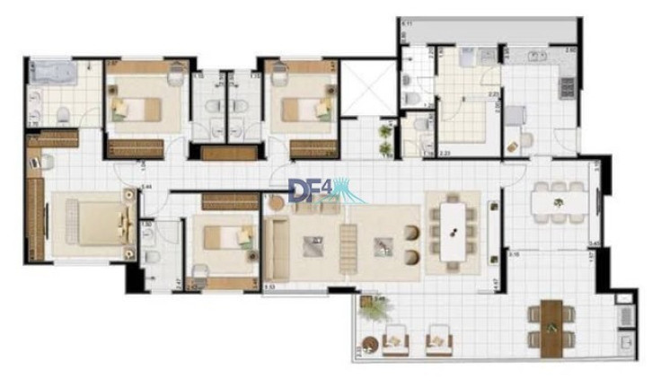 Imagem Imóvel com 4 Quartos à Venda, 205 m² em Aguas Claras - Brasília Imagem Imóvel com 4 Quartos à Venda, 205 m² em Aguas Claras - Brasília