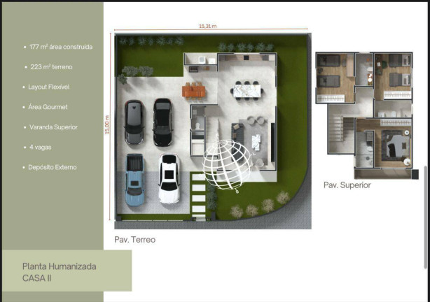 Imagem Casa com 3 Quartos à Venda, 177 m² em Vila Loanda - Atibaia Imagem Casa com 3 Quartos à Venda, 177 m² em Vila Loanda - Atibaia