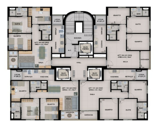 Imagem Imóvel com 3 Quartos à Venda, 61 m² em Cordeiro - Recife Imagem Imóvel com 3 Quartos à Venda, 61 m² em Cordeiro - Recife