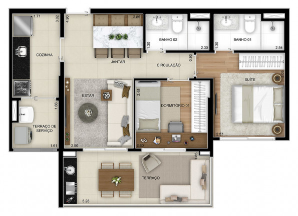 Imagem Apartamento com 3 Quartos à Venda, 84 m² em Vila Guilhermina - São Paulo Imagem Apartamento com 3 Quartos à Venda, 84 m² em Vila Guilhermina - São Paulo