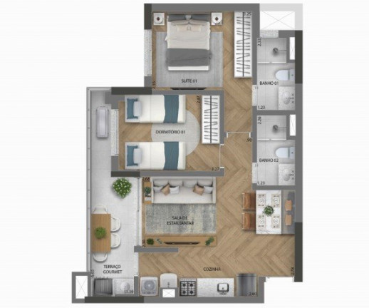 Imagem Apartamento com 2 Quartos à Venda, 62 m² em Centro - Osasco Imagem Apartamento com 2 Quartos à Venda, 62 m² em Centro - Osasco