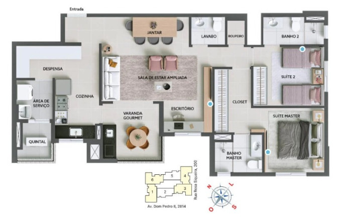 Imagem Imóvel com 2 Quartos à Venda, 76 m² em Campestre - Santo André Imagem Imóvel com 2 Quartos à Venda, 76 m² em Campestre - Santo André