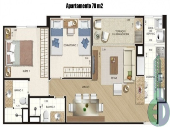 Imagem Imóvel com 3 Quartos à Venda, 91 m² em Santa Paula - São Caetano Do Sul Imagem Imóvel com 3 Quartos à Venda, 91 m² em Santa Paula - São Caetano Do Sul