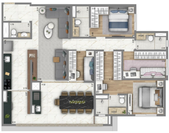 Imagem Apartamento com 3 Quartos à Venda, 100 m² em Tatuapé - São Paulo Imagem Apartamento com 3 Quartos à Venda, 100 m² em Tatuapé - São Paulo