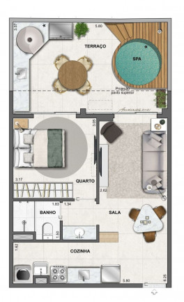 Imagem Imóvel com 1 Quarto à Venda, 41 m² em Botafogo - Rio De Janeiro