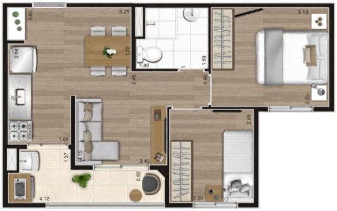 Imagem Apartamento com 2 Quartos à Venda, 41 m² em Vila Pirituba - São Paulo