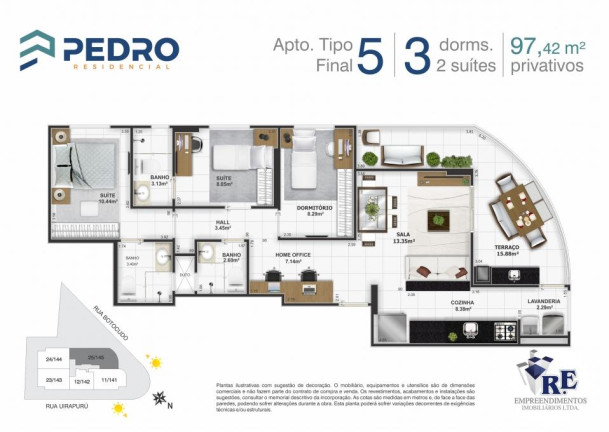 Imagem Apartamento com 1 Quarto à Venda, 51 m² em Tupi - Praia Grande