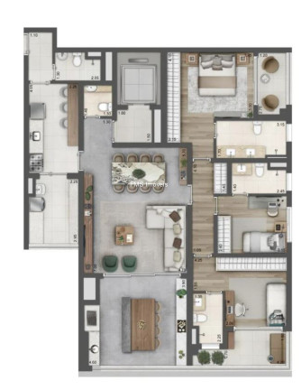 Imagem Imóvel com 3 Quartos à Venda, 157 m² em Brooklin - São Paulo