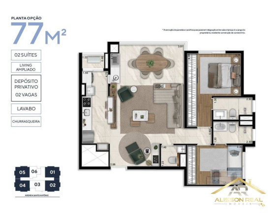 Imagem Apartamento com 2 Quartos à Venda, 77 m² em Vila Osasco - Osasco Imagem Apartamento com 2 Quartos à Venda, 77 m² em Vila Osasco - Osasco