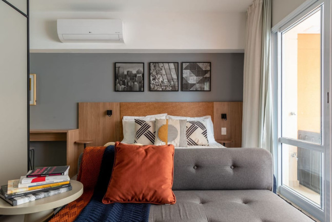 Imagem Apartamento com 1 Quarto para Alugar, 47 m² em Campo Belo - São Paulo