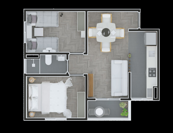 Imagem Apartamento com 2 Quartos à Venda, 46 m² em Vila Nova Bonsucesso - Guarulhos