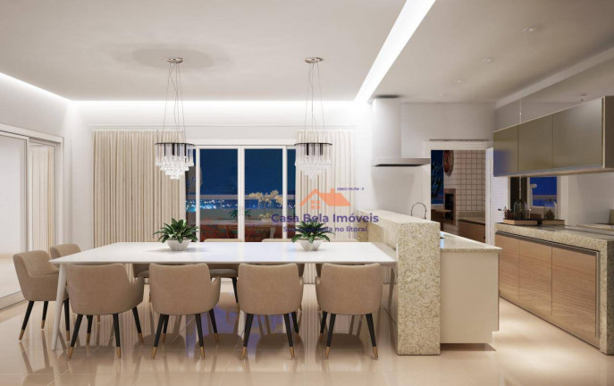 Imagem Apartamento com 3 Quartos à Venda, 106 m² em Aviação - Praia Grande