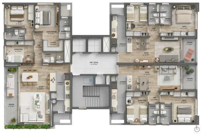 Imagem Apartamento com 2 Quartos à Venda, 72 m² em Petrópolis - Porto Alegre