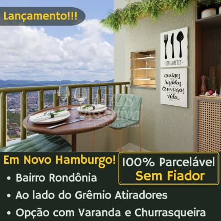 Apartamento com 2 Quartos à Venda, 42 m² em Rondônia - Novo Hamburgo