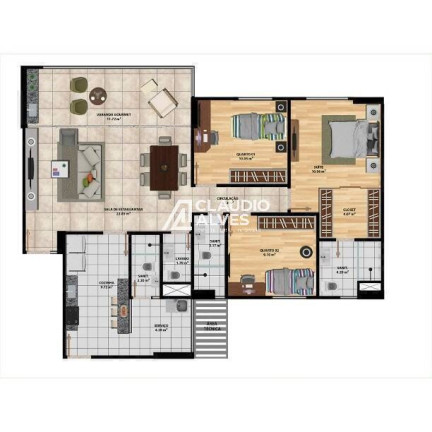 Imagem Apartamento com 3 Quartos à Venda, 108 m² em Santa Mônica - Feira De Santana Imagem Apartamento com 3 Quartos à Venda, 108 m² em Santa Mônica - Feira De Santana