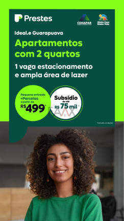 Imagem Apartamento com 2 Quartos à Venda, 40 m² em Morro Alto - Guarapuava Imagem Apartamento com 2 Quartos à Venda, 40 m² em Morro Alto - Guarapuava