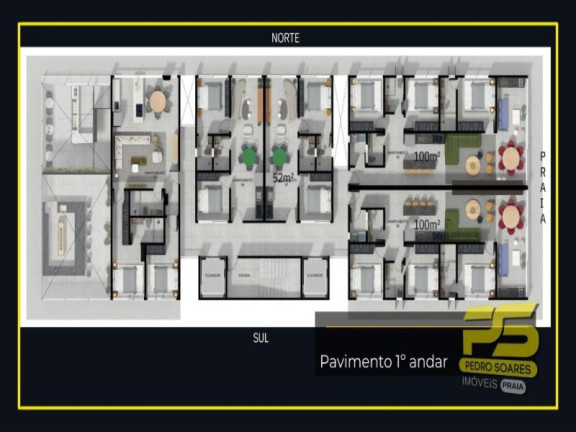 Imagem Apartamento com 3 Quartos à Venda, 220 m² em Bessa - João Pessoa Imagem Apartamento com 3 Quartos à Venda, 220 m² em Bessa - João Pessoa