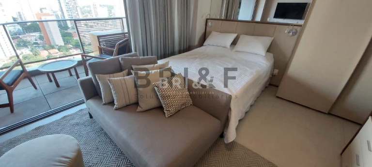 Imagem Apartamento com 1 Quarto para Alugar, 41 m² em Brooklin - São Paulo Imagem Apartamento com 1 Quarto para Alugar, 41 m² em Brooklin - São Paulo