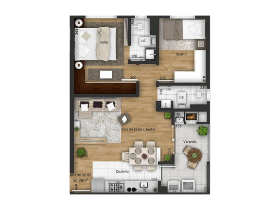 Imagem Apartamento com 2 Quartos à Venda, 62 m² em Tingui - Curitiba Imagem Apartamento com 2 Quartos à Venda, 62 m² em Tingui - Curitiba