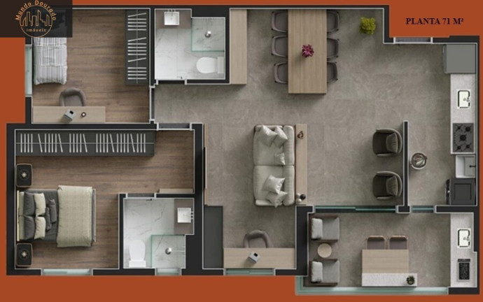 Imagem Apartamento com 2 Quartos à Venda, 71 m² em Centro - São Bernardo Do Campo Imagem Apartamento com 2 Quartos à Venda, 71 m² em Centro - São Bernardo Do Campo