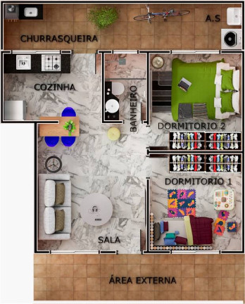 Imagem Sobrado com 2 Quartos à Venda, 49 m² em Vila Caicara - Praia Grande Imagem Sobrado com 2 Quartos à Venda, 49 m² em Vila Caicara - Praia Grande
