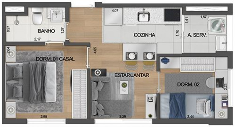 Imagem Apartamento com 2 Quartos à Venda, 33 m² em Indianópolis - São Paulo Imagem Apartamento com 2 Quartos à Venda, 33 m² em Indianópolis - São Paulo