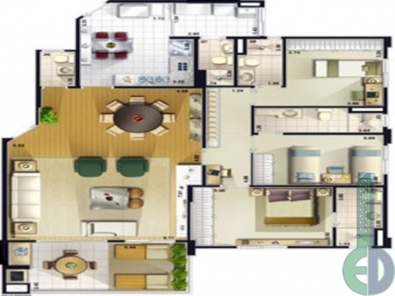 Imagem Imóvel com 3 Quartos à Venda, 133 m² em Santa Paula - São Caetano Do Sul Imagem Imóvel com 3 Quartos à Venda, 133 m² em Santa Paula - São Caetano Do Sul