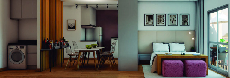 Imagem Loft com 1 Quarto à Venda, 41 m²