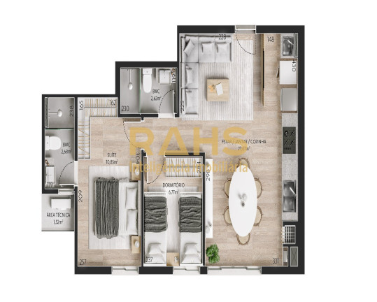 Imagem Apartamento com 3 Quartos à Venda, 77 m² em América - Joinville Imagem Apartamento com 3 Quartos à Venda, 77 m² em América - Joinville