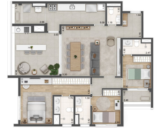 Imagem Imóvel com 3 Quartos à Venda, 129 m² em Santo Amaro - São Paulo Imagem Imóvel com 3 Quartos à Venda, 129 m² em Santo Amaro - São Paulo