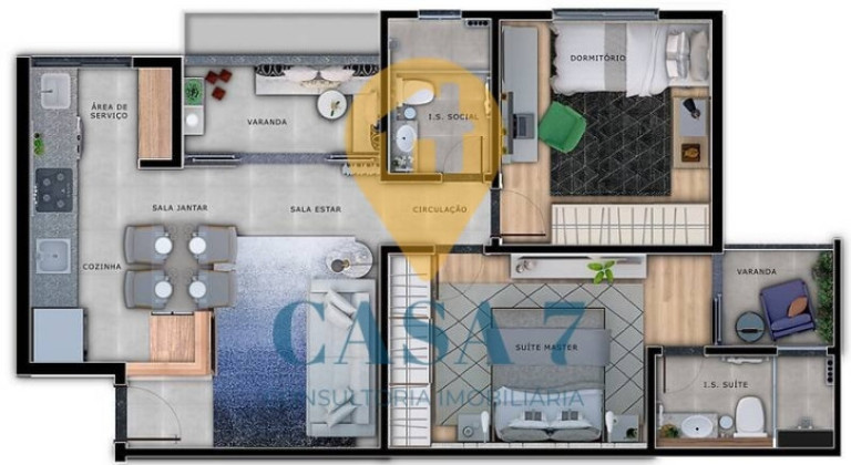 Imagem Apartamento com 2 Quartos à Venda, 62 m² em Santa Efigênia - Belo Horizonte