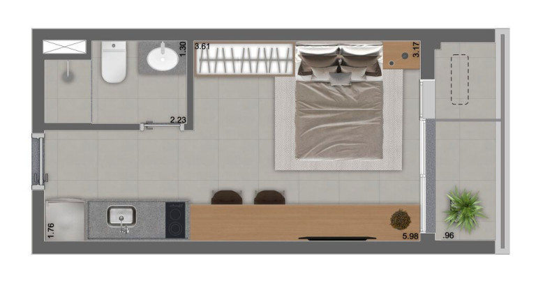 Imagem Studio com 1 Quarto à Venda, 25 m² em Vila Mariana - São Paulo Imagem Studio com 1 Quarto à Venda, 25 m² em Vila Mariana - São Paulo