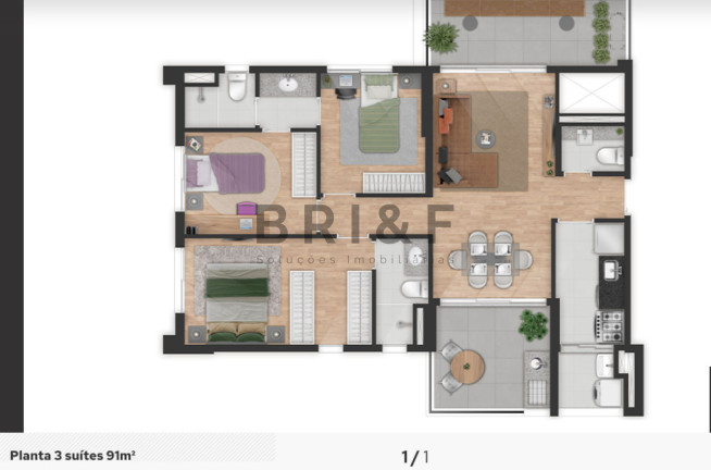Imagem Apartamento com 3 Quartos à Venda, 91 m² em Brooklin - São Paulo Imagem Apartamento com 3 Quartos à Venda, 91 m² em Brooklin - São Paulo
