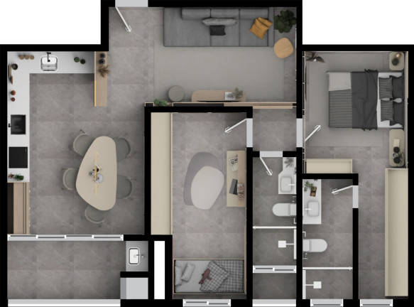 Imagem Apartamento à Venda, 78 m² em Jardim Petrópolis Imagem Apartamento à Venda, 78 m² em Jardim Petrópolis