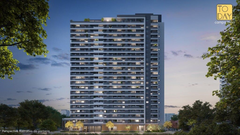 Imagem Apartamento com 2 Quartos à Venda, 40 m² em Campo Belo - São Paulo Imagem Apartamento com 2 Quartos à Venda, 40 m² em Campo Belo - São Paulo