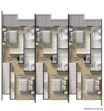 Imagem Casa com 2 Quartos à Venda, 84 m² em Ilha Da Figueira - Guaramirim
