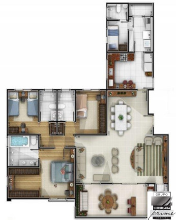 Imagem Apartamento com 4 Quartos à Venda, 166 m² em Parque Campolim - Sorocaba Imagem Apartamento com 4 Quartos à Venda, 166 m² em Parque Campolim - Sorocaba