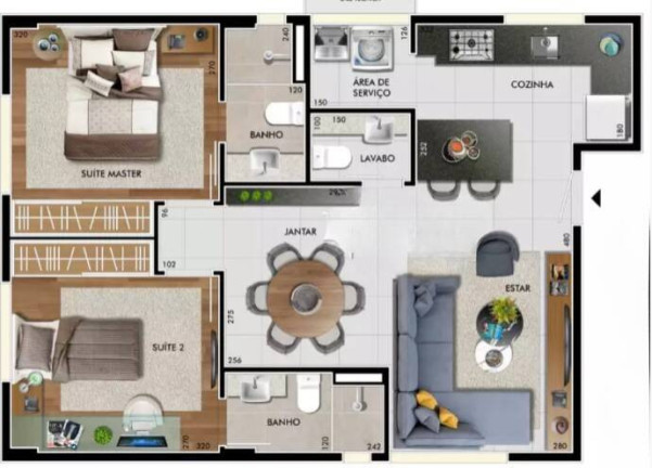 Imagem Apartamento com 2 Quartos à Venda, 65 m² em Sion - Belo Horizonte