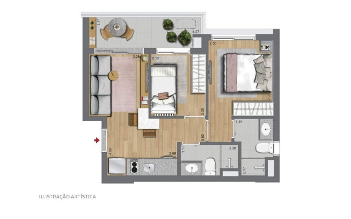 Imagem Apartamento com 2 Quartos à Venda, 42 m² em Butantã - São Paulo Imagem Apartamento com 2 Quartos à Venda, 42 m² em Butantã - São Paulo